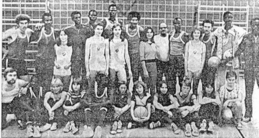 1976 Basketball-Abt. Sudanesische National-Mannschsft