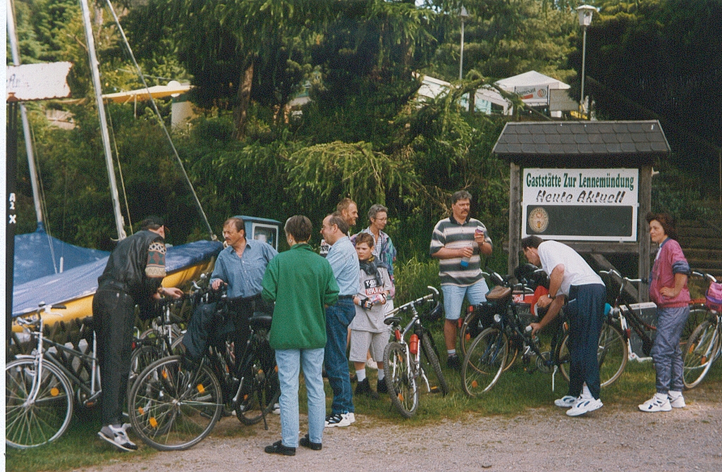 1997 Männergruppe auf Tour de Ruhr